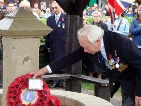 Reg laying Poppy Wreath 2009